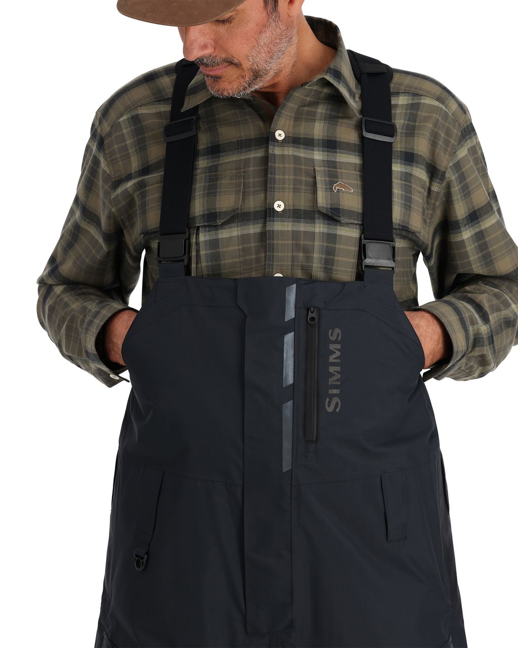 Simms Challenger Insulated Bib Black 2026 Model