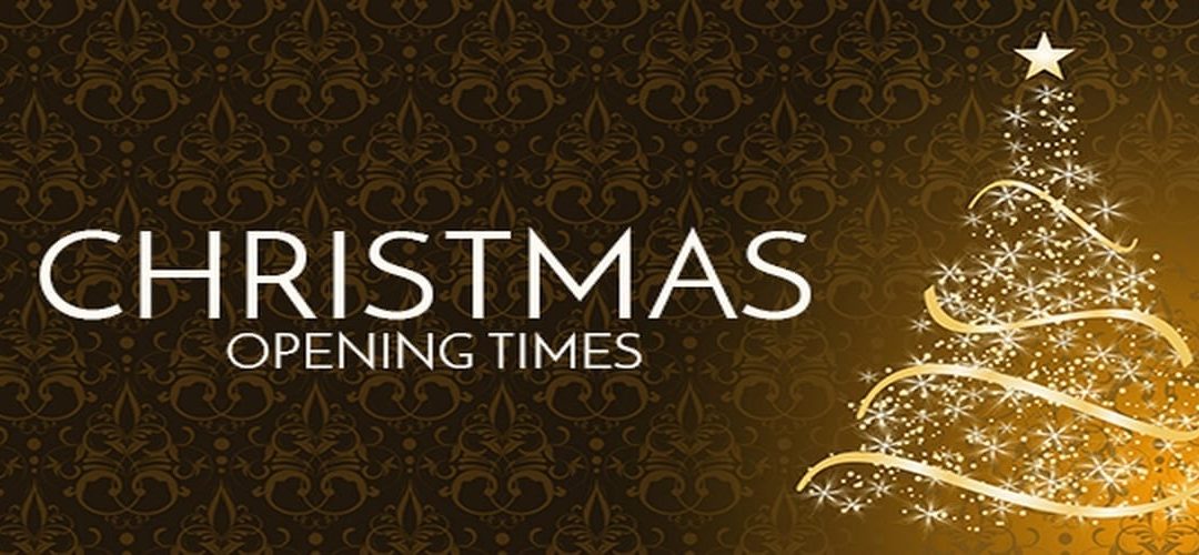 Christmas Opening Times