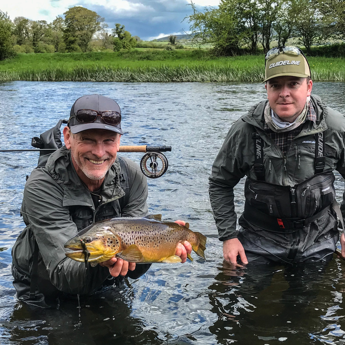 A Day of Brown Trout River Fishing in Ireland