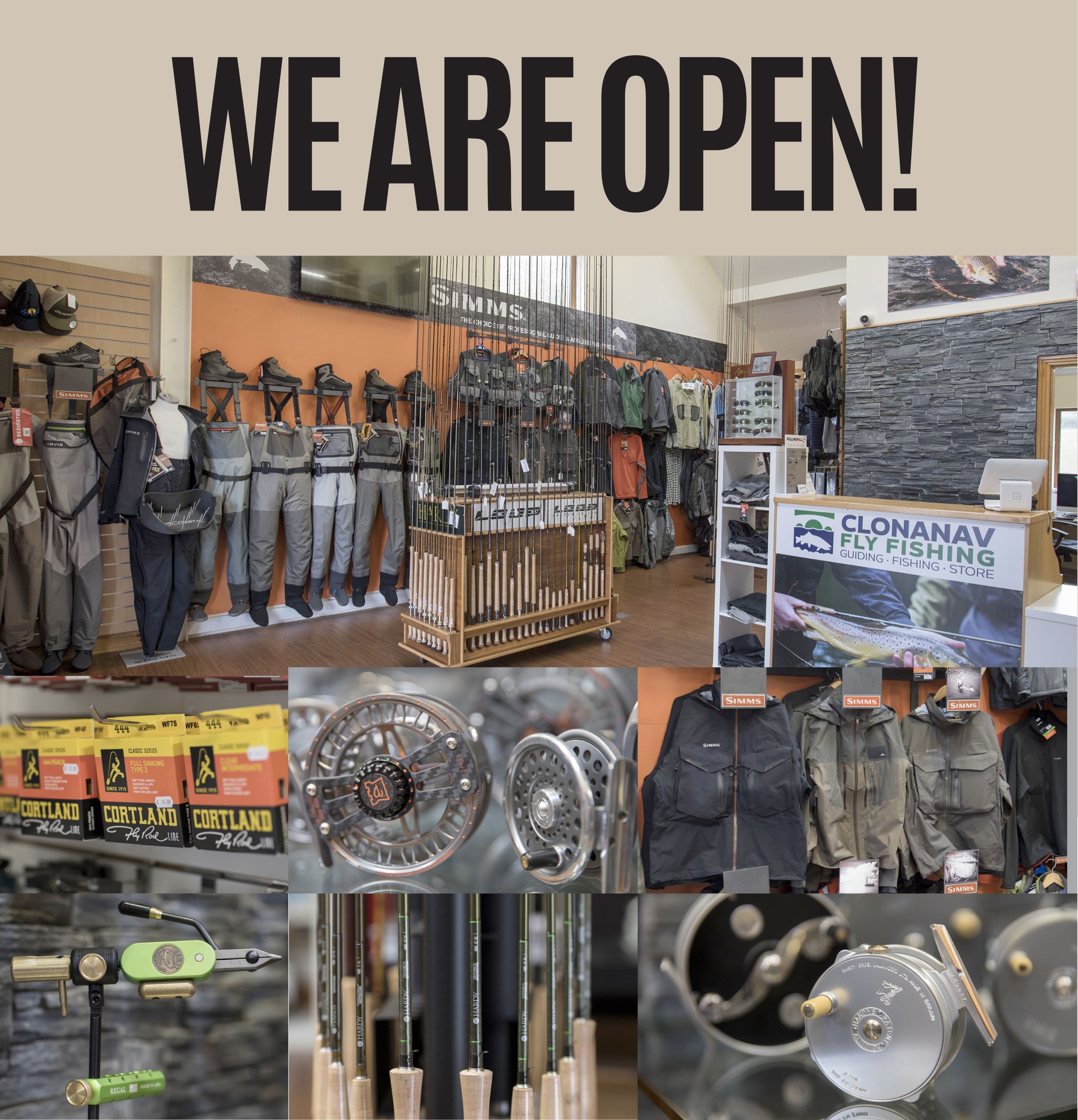 We are open!