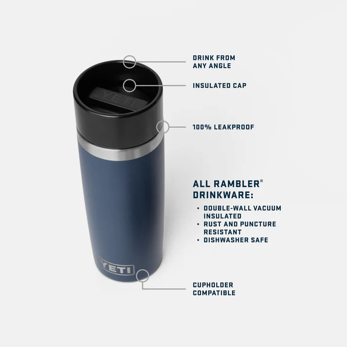 YETI RAMBLER 16 OZ (473 ML) TRAVEL BOTTLE - WITH COMMUTER CAP