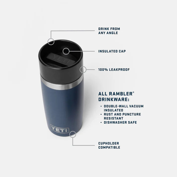 YETI RAMBLER 12 OZ (355 ML) TRAVEL BOTTLE - WITH COMMUTER CAP