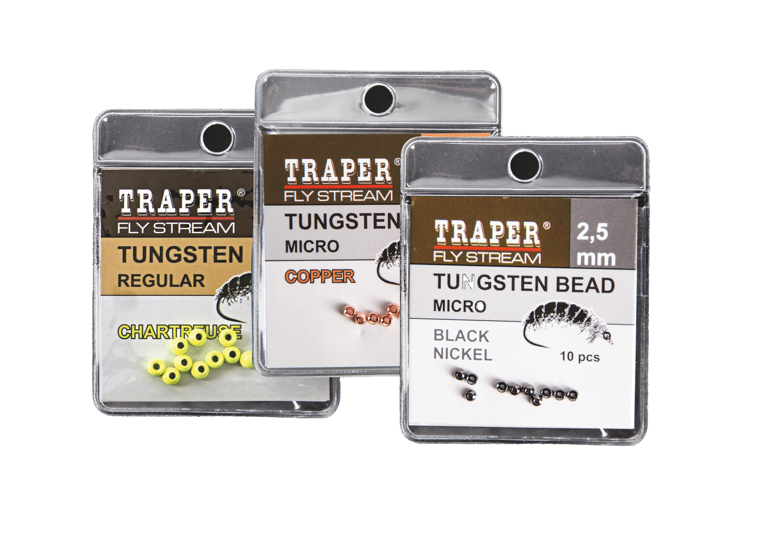 Traper Tungsten Beads - Slotted
