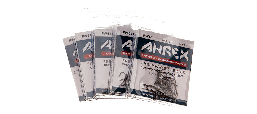 AHREX - FW511  Curved Dry Fly  Barbless