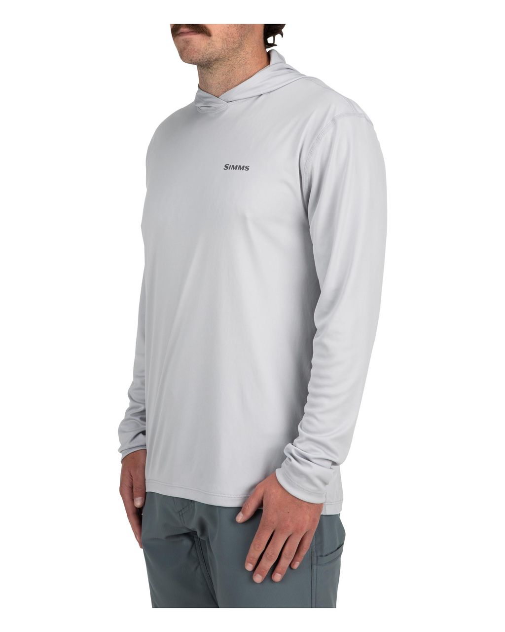 Simms Tech Hoody - Artist Series Trout Logo Flame/Sterling - Clonanav Logo