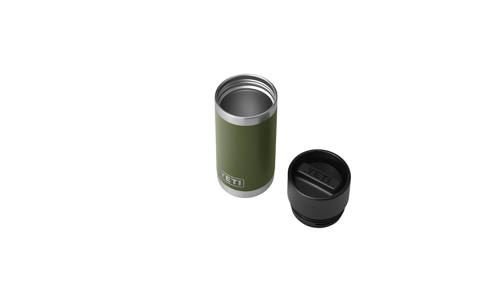 YETI RAMBLER 12 OZ BOTTLE WITH HOTSHOT CAP