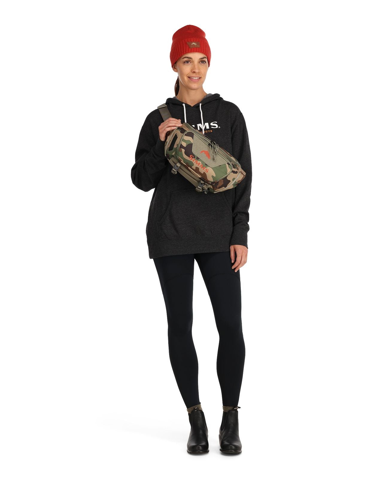 Simms Tributary Hip Pack Woodland Camo