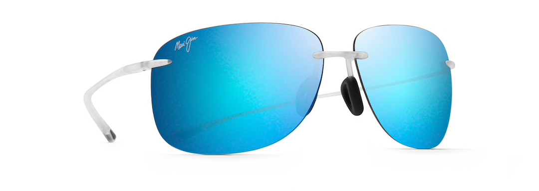 Maui Jim Hikina - Crystal Matte Frame Blue Hawaii Lens